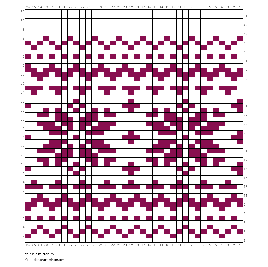 fair isle mitten