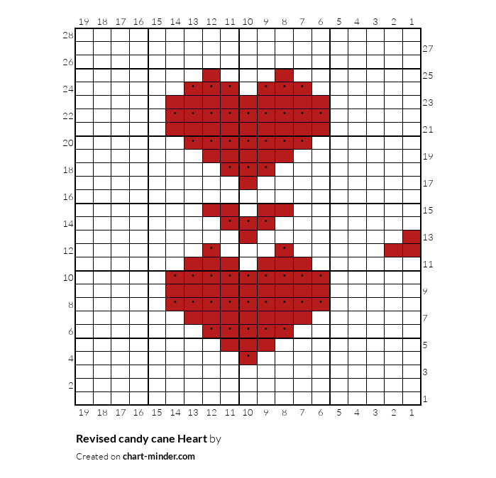 Revised candy cane Heart