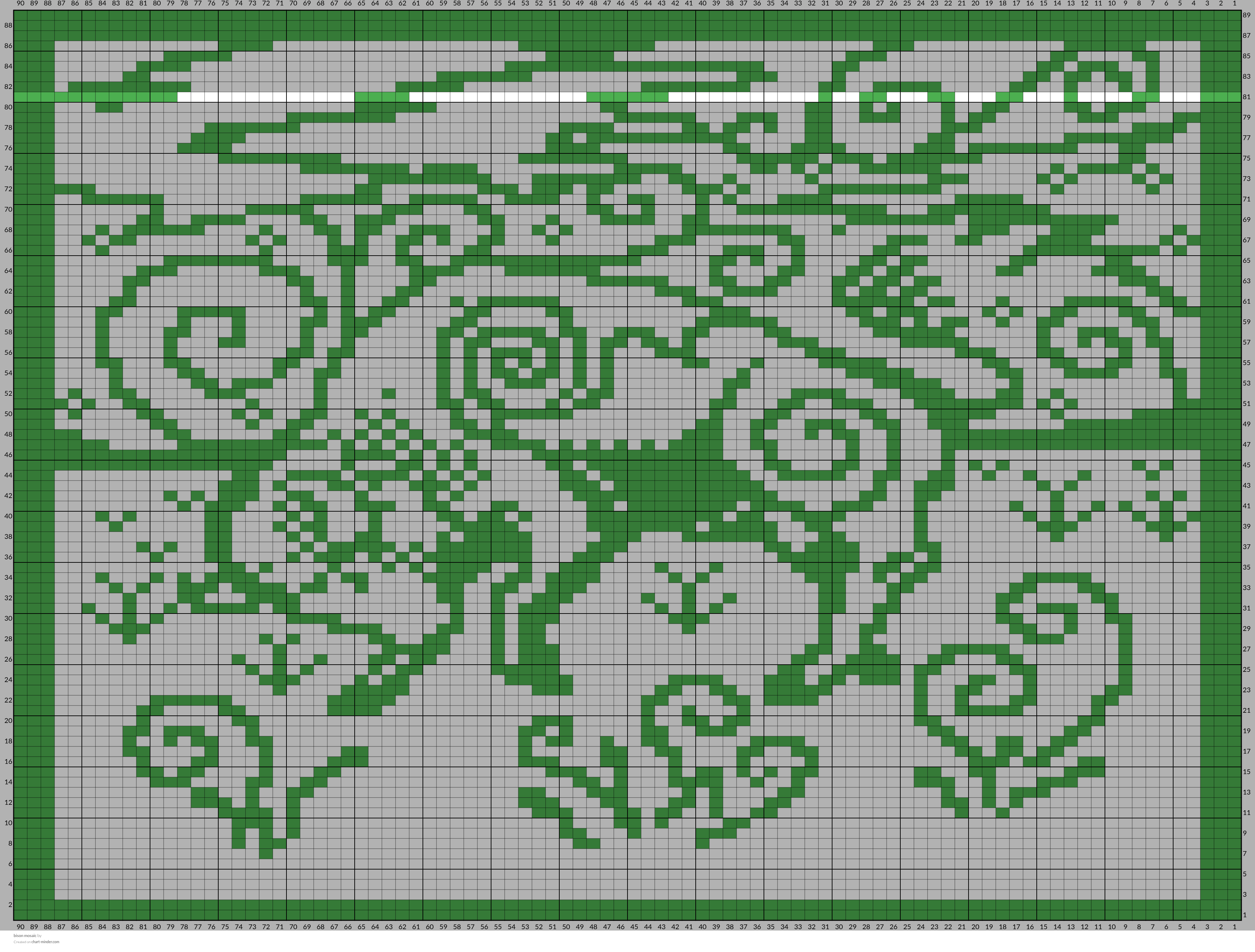 bison mosaic
