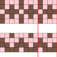 Patt. #11, 22–26 (2 & 4 sts.)