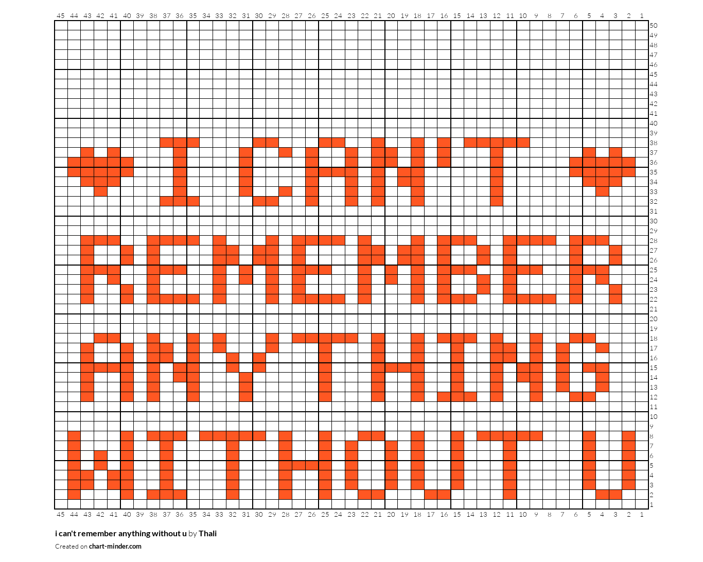 i can't remember anything without u