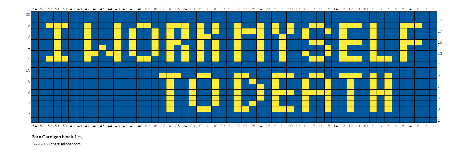 Parx Cardigan block 1