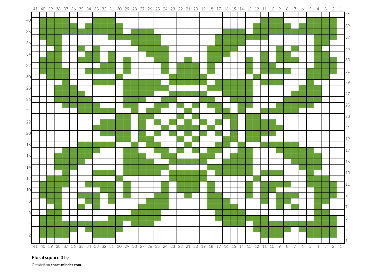 Floral square 3
