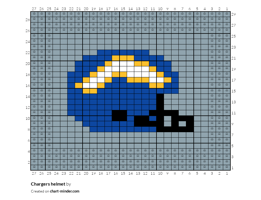 Chargers helmet