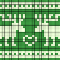 Small reindeer stocking