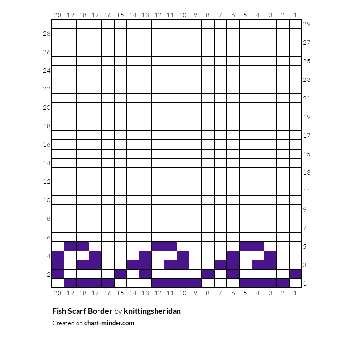 Fish Scarf Border