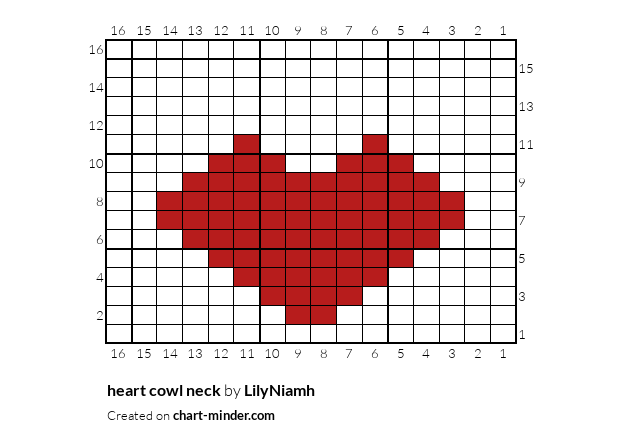 heart cowl neck