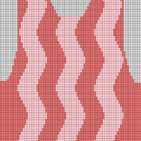 AWYR VEST - SMALL - ALPACA - WAVE - FRONT