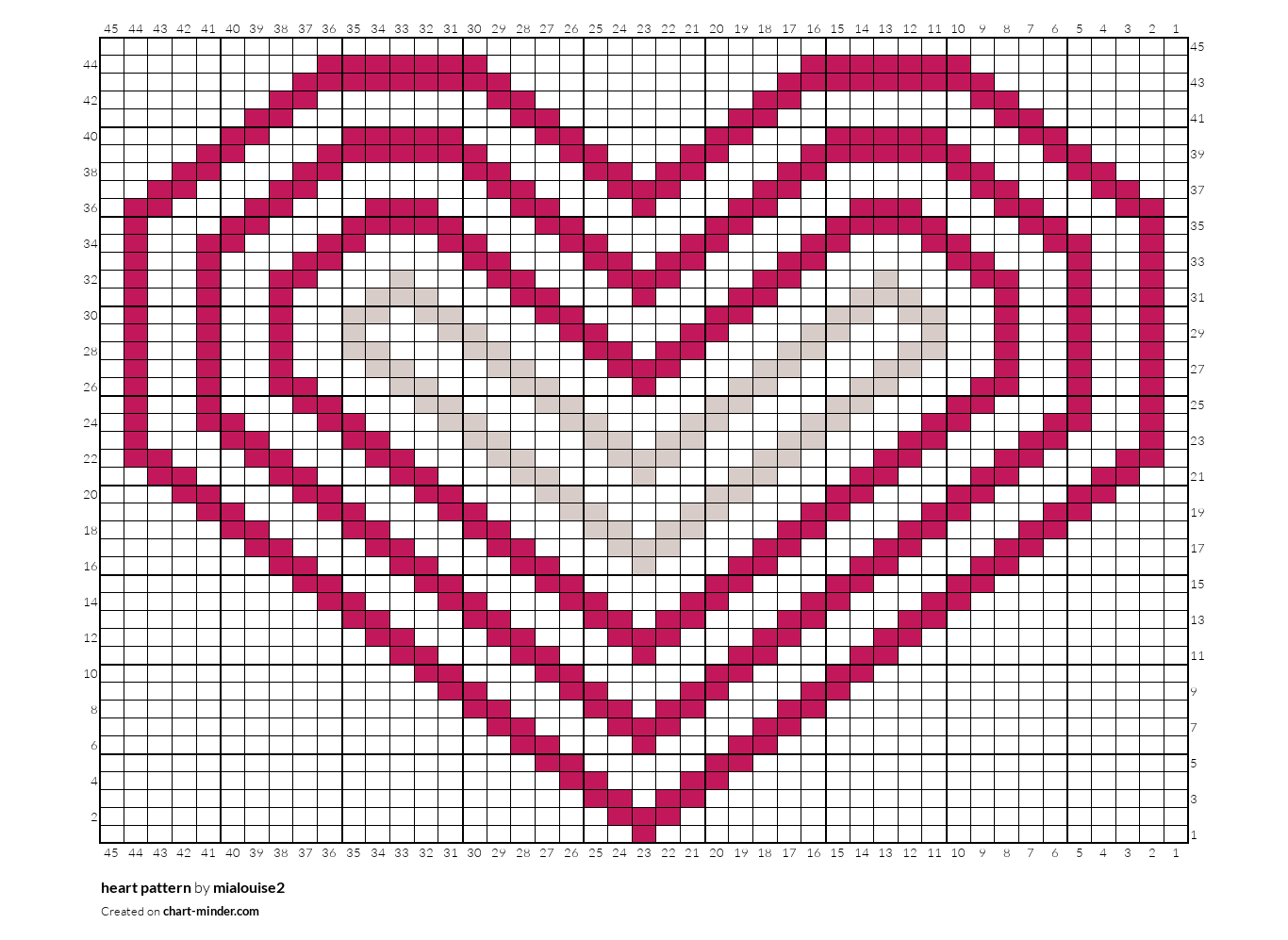 heart pattern