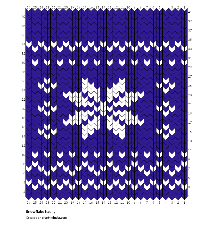 Snowflake hat