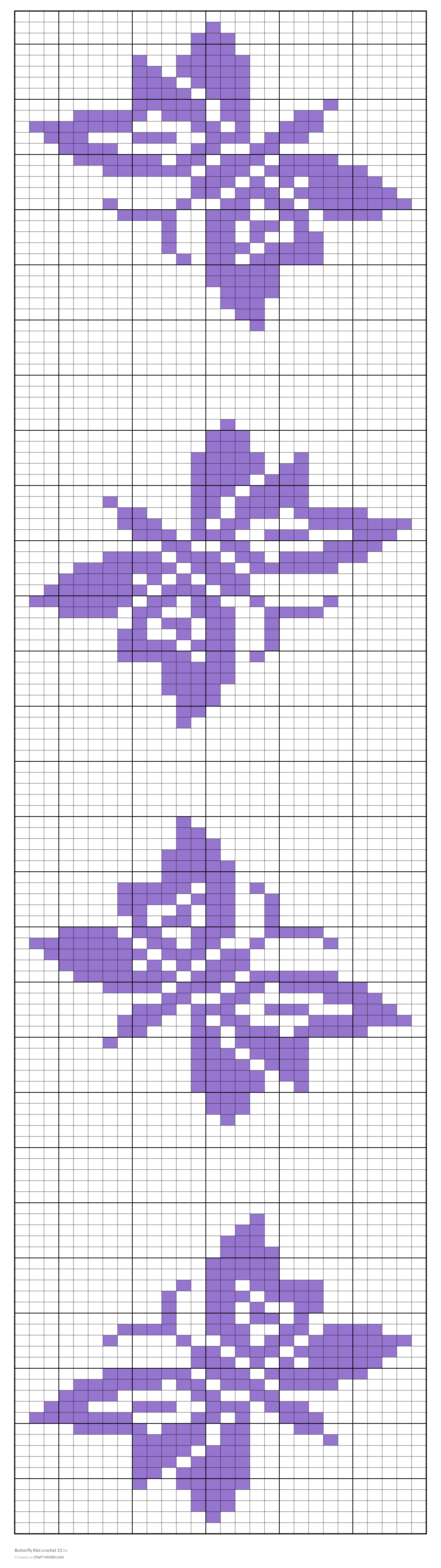 Butterfly filet crochet 15