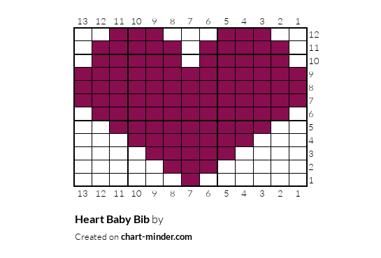 Heart Baby Bib