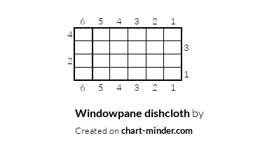Windowpane dishcloth