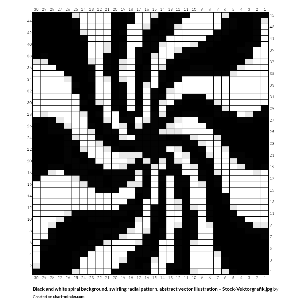 Black and white spiral background, swirling radial pattern, abstract vector illustration – Stock-Vektorgrafik.jpg