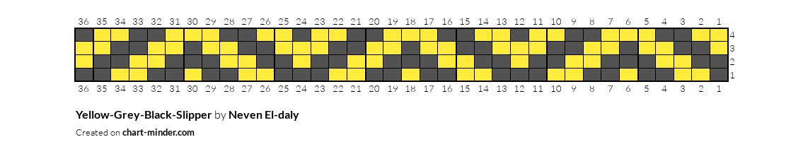 Yellow-Grey-Black-Slipper