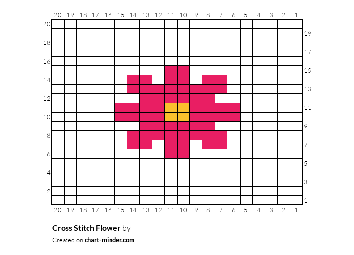 Cross Stitch Flower
