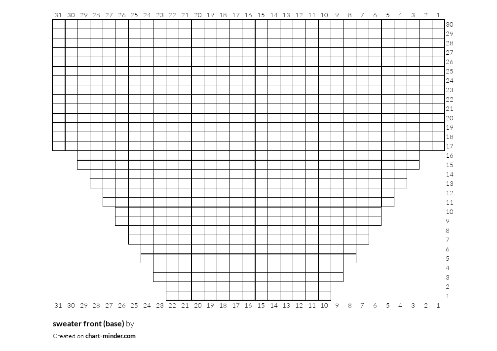 sweater front (base)