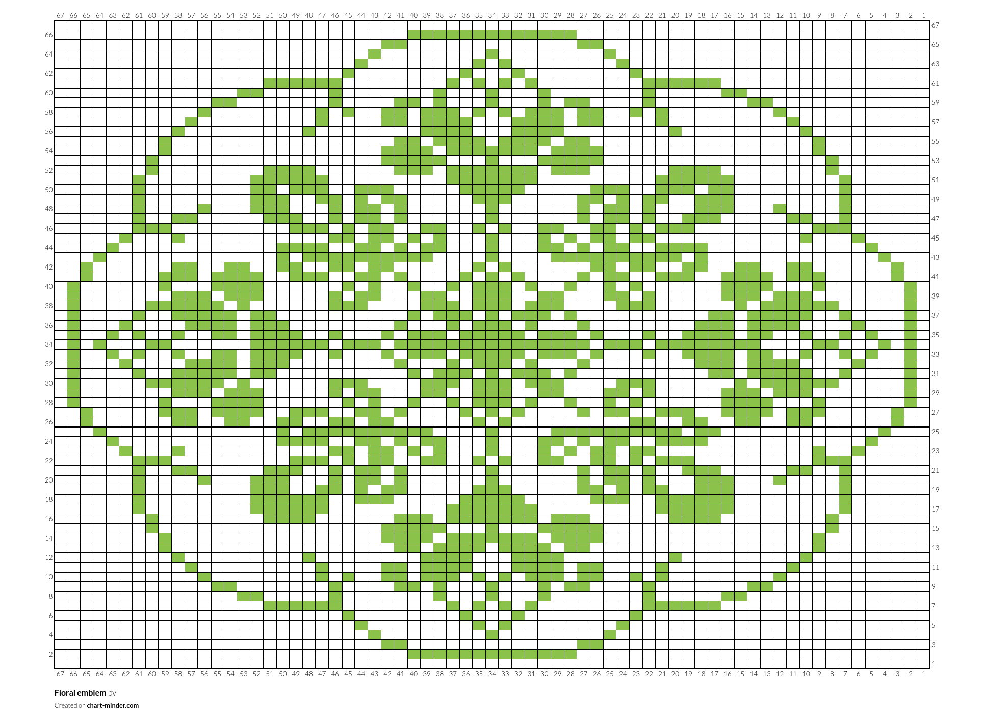 Floral emblem