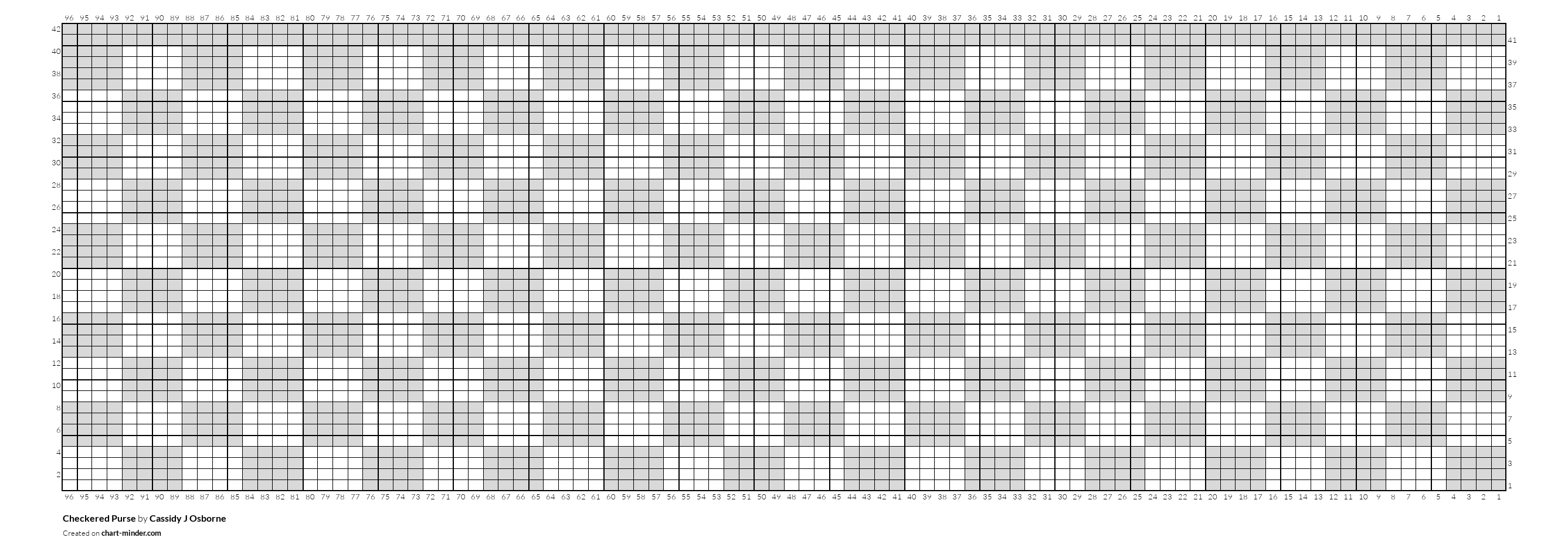 Checkered Purse