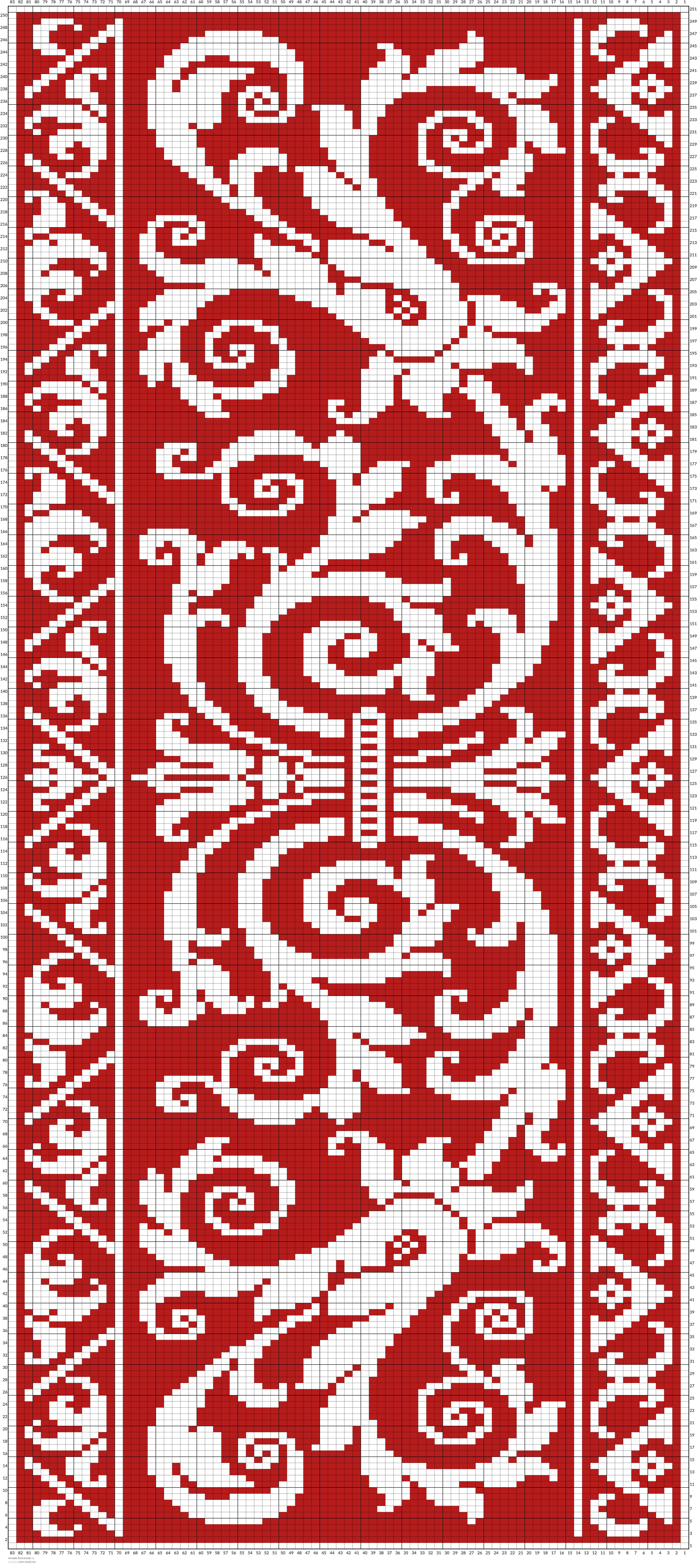 Heraldic floral border