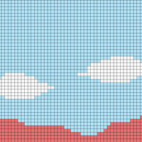 Top part-No edges, Intarsia- Current  Working Version