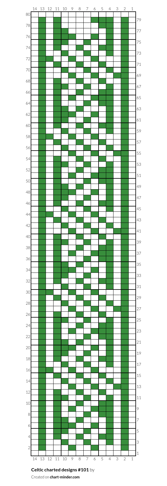 Celtic charted designs #101