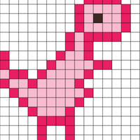 Apple T-Rex Dinosaur small