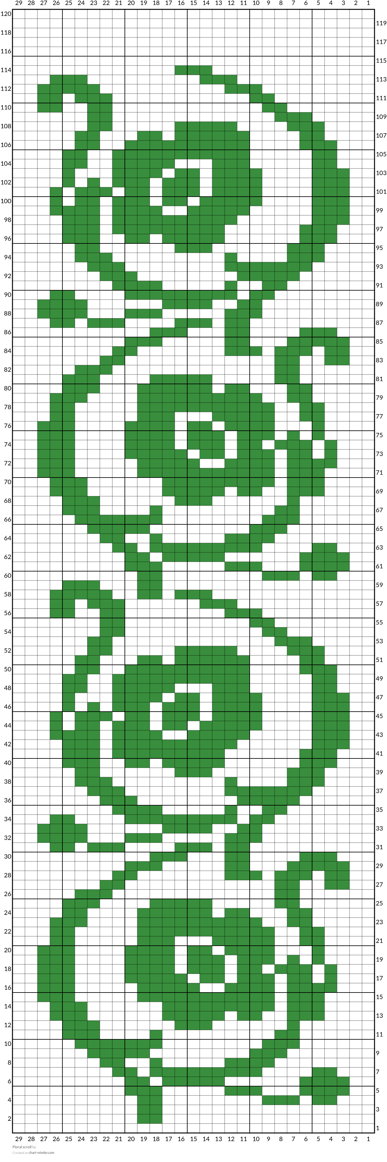 Floral scroll