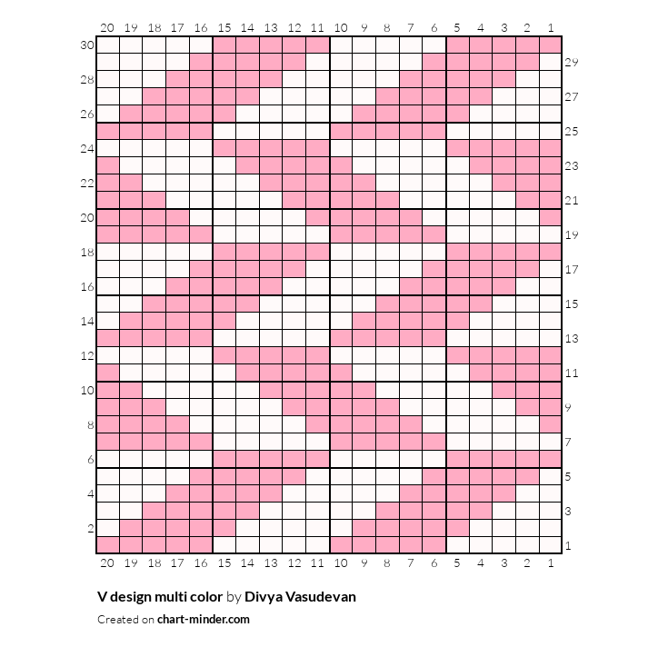 V design multi color