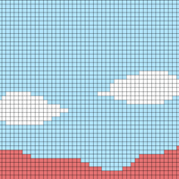 Top part-No edges, Intarsia- Current  Working Version