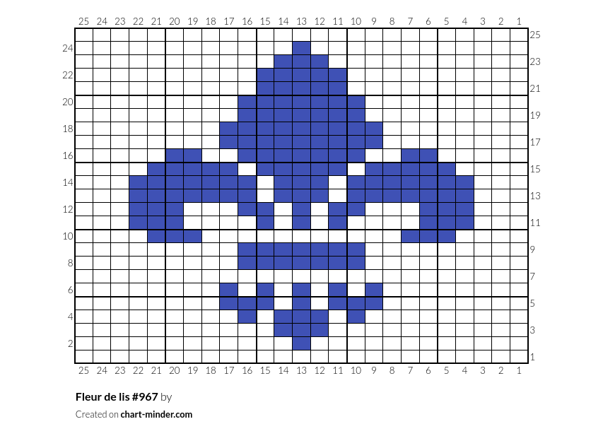 Fleur de lis #967