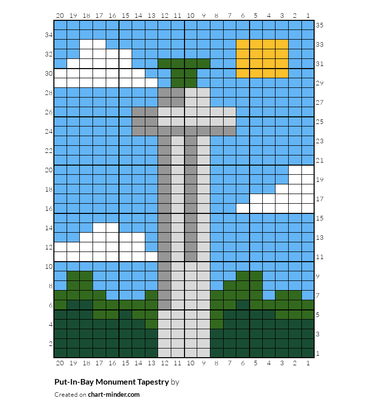 Put-In-Bay Monument Tapestry