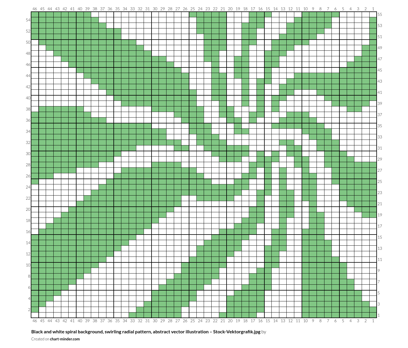 Black and white spiral background, swirling radial pattern, abstract vector illustration – Stock-Vektorgrafik.jpg