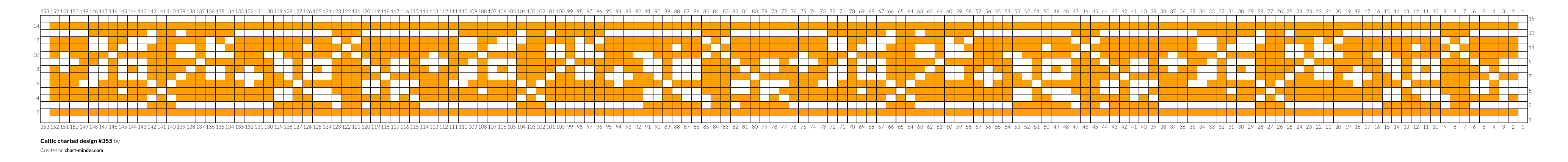 Celtic charted design #355