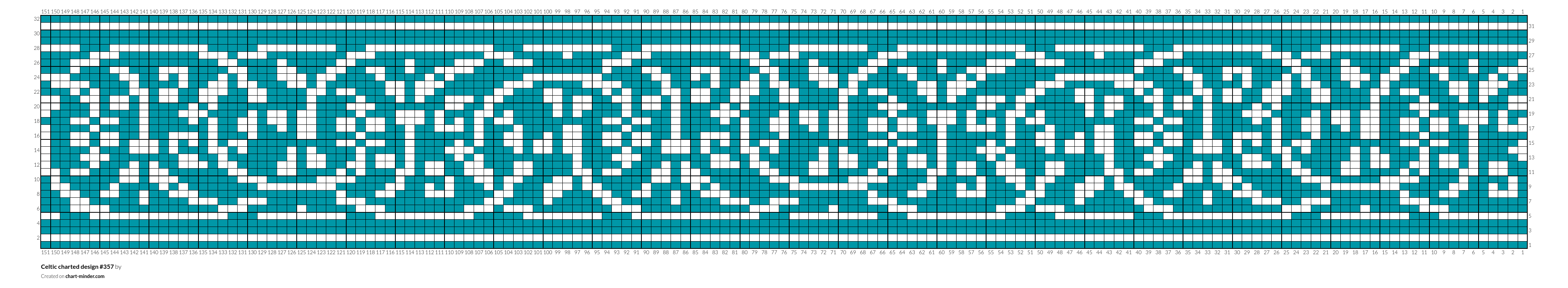 Celtic charted design #357