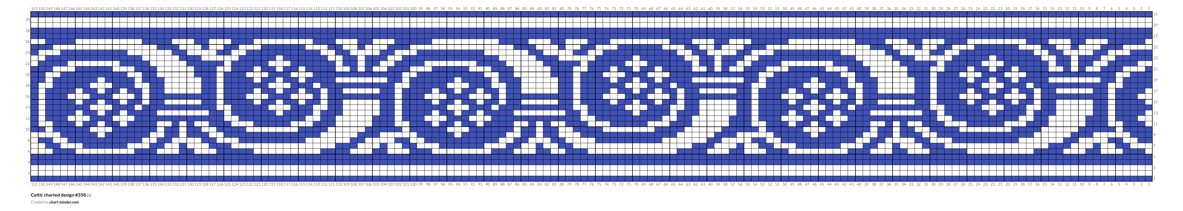 Celtic charted design #358