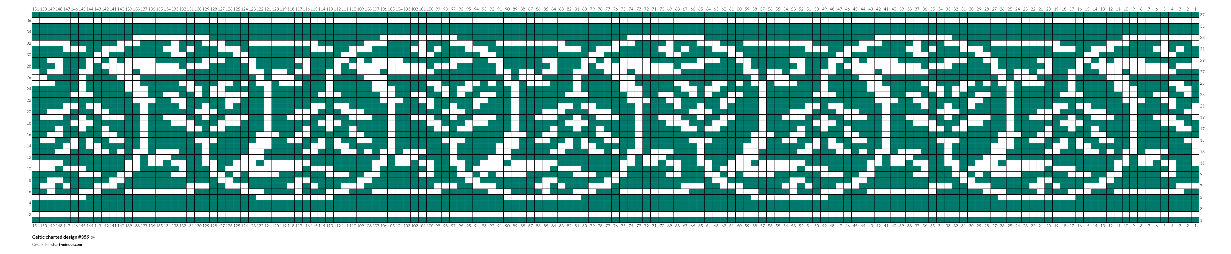 Celtic charted design #359