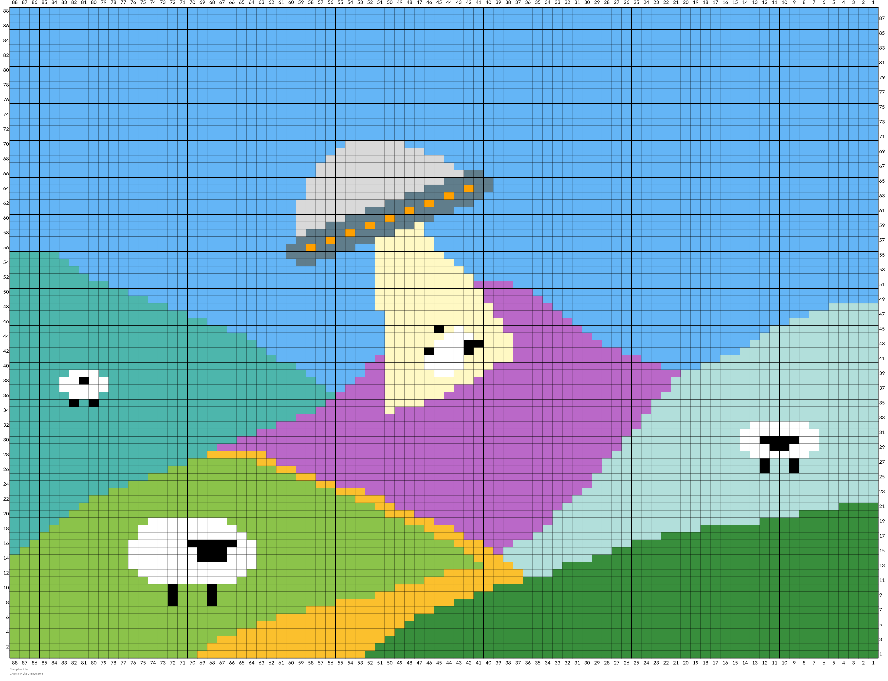 Sheep back