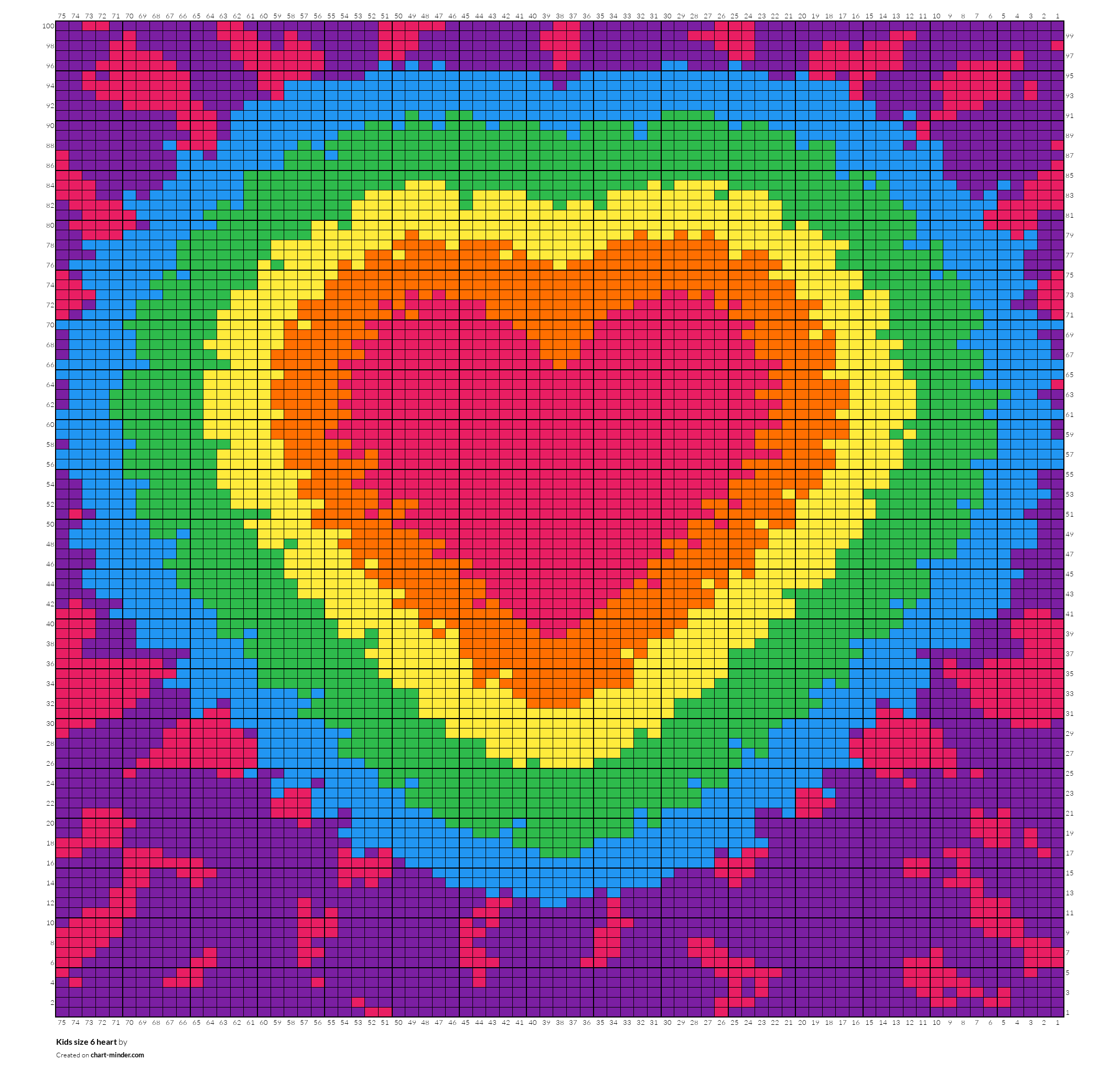 Kids size 6 heart