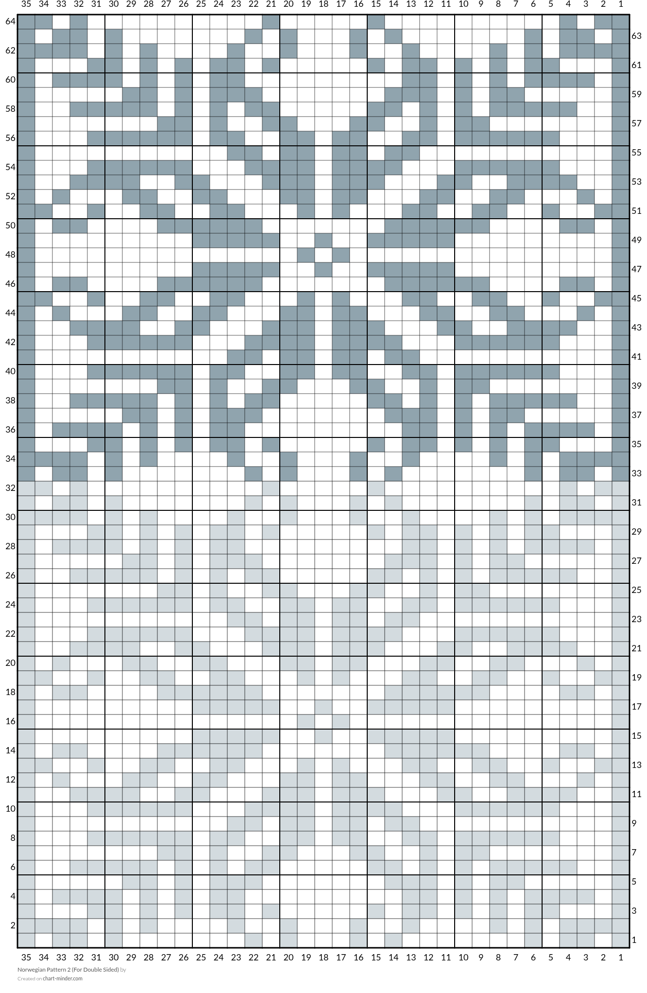 Norwegian Pattern 2 (For Double Sided)