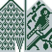Bird Mittens XS