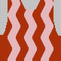 AWYR VEST - SMALL - COTTON - WAVE - FRONT