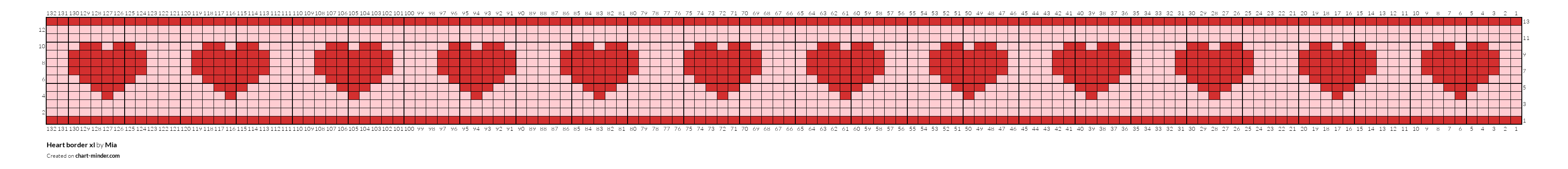 Heart border xl