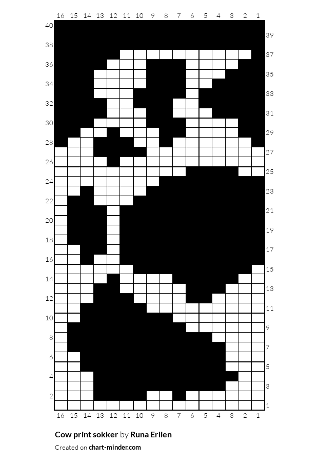 Cow print sokker