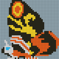 Mothra Godzilla 5 color