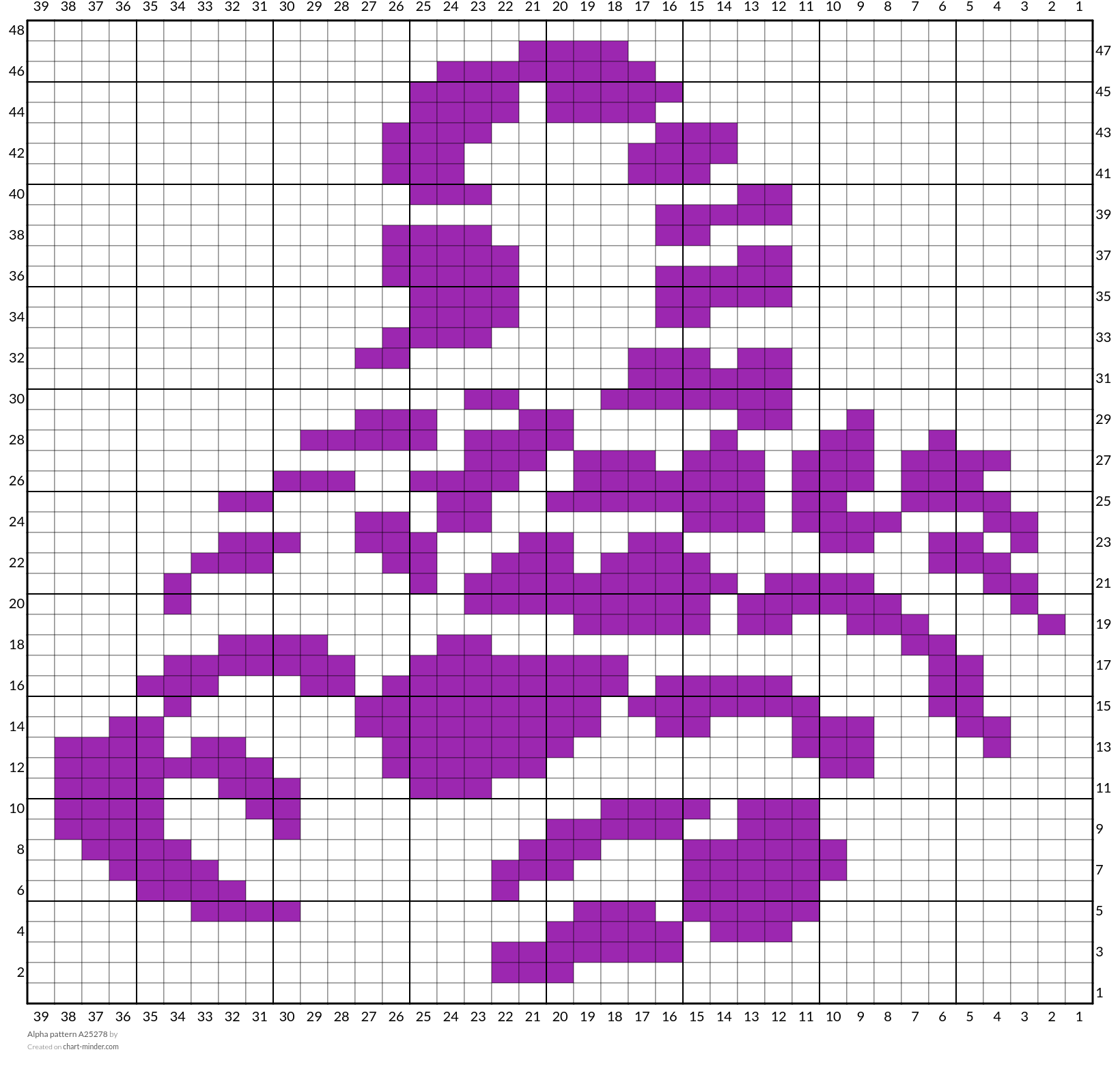Alpha pattern A25278