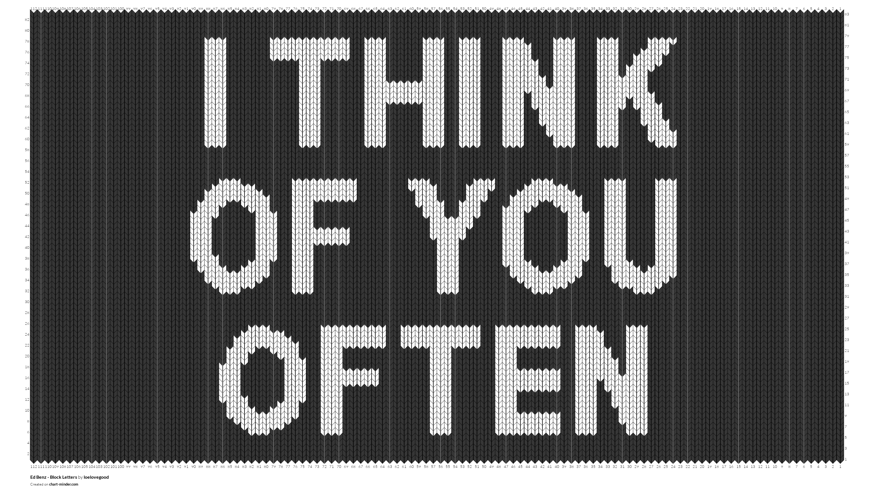 Ed Benz - Block Letters