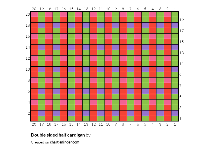 Double sided half cardigan