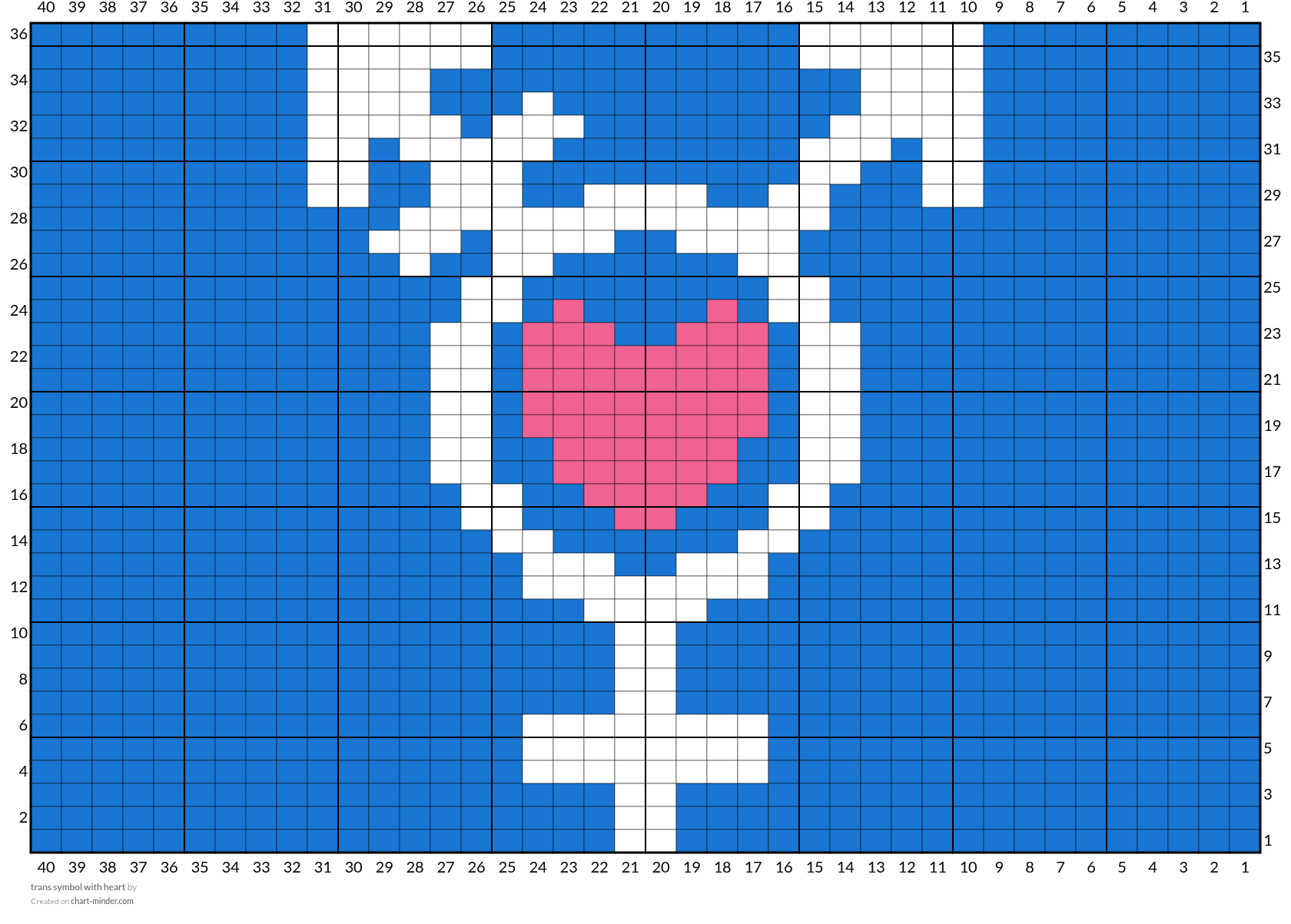 trans symbol with heart