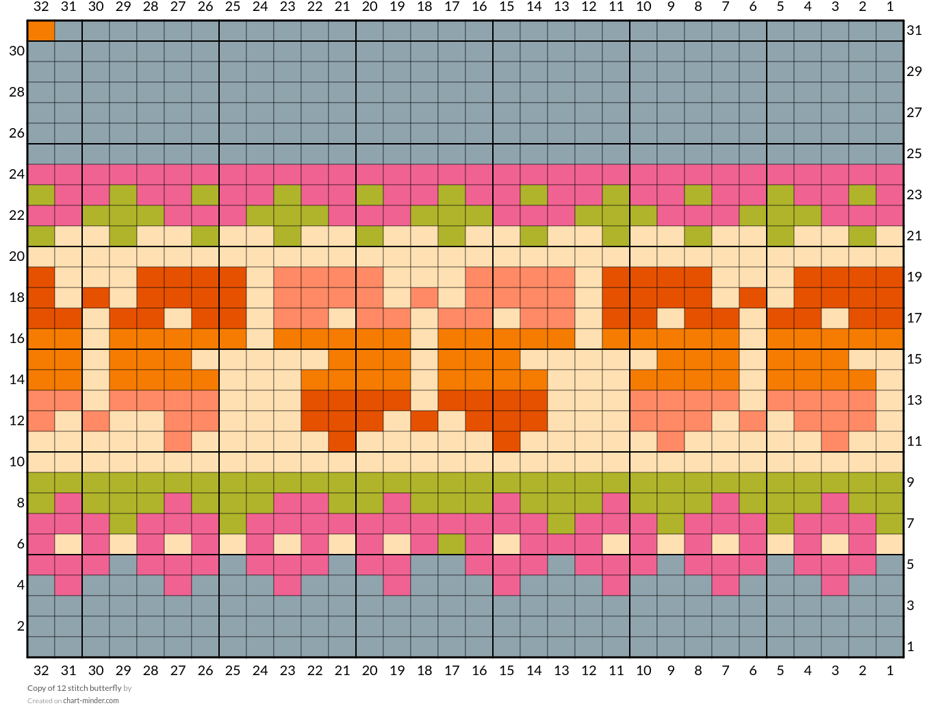 Copy of 12 stitch butterfly 